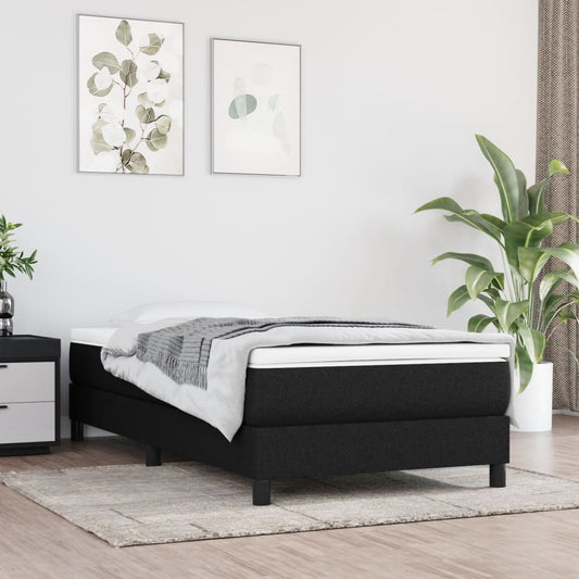 Materasso a Molle Insacchettate Nero 90x200x20 cm in Tessuto - homemem39