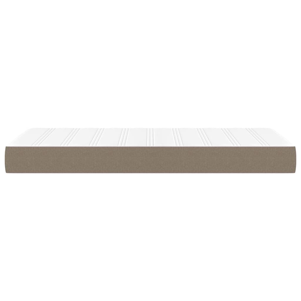 Materasso a Molle Insacchettate Rigidità Media Grigio Tortora 90x200x20 cm | homemem39