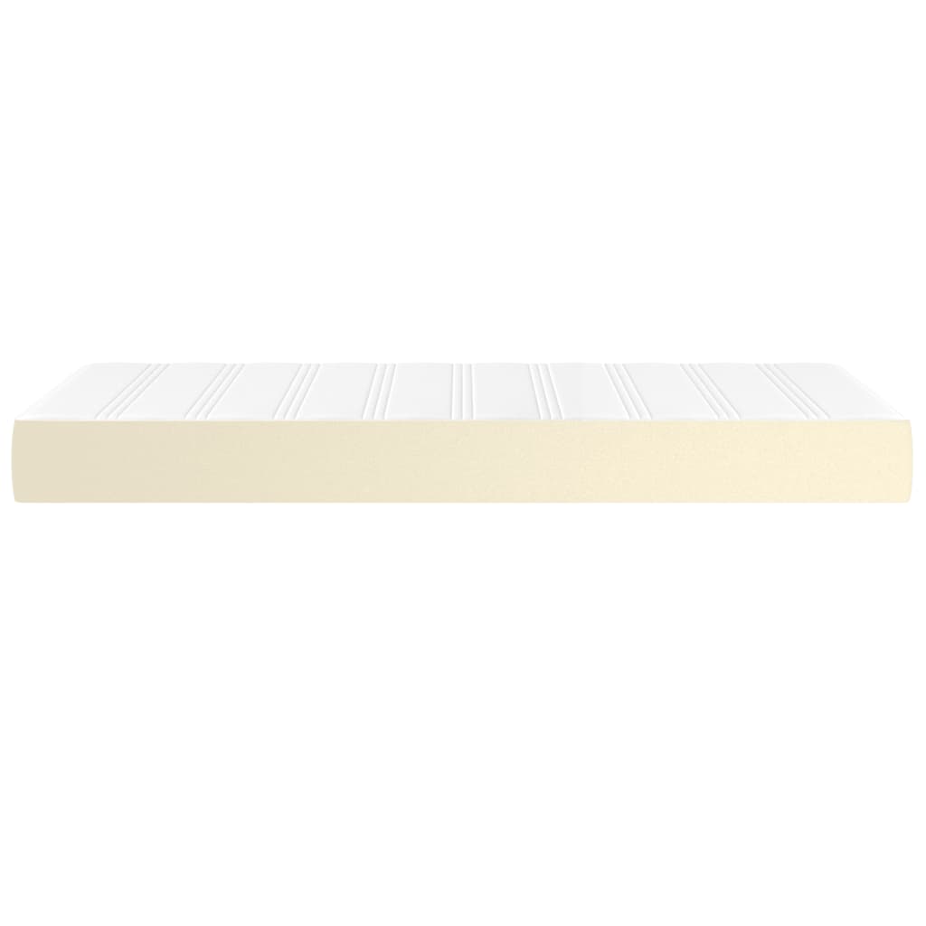 Materasso a Molle Insacchettate Rigidità Media Crema 90x200x20cm in Similpelle | homemem39