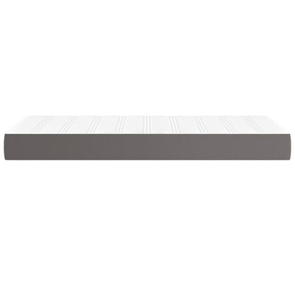 Materasso a Molle Insacchettate Rigidità Media Grigio 90x200x20 cm in Similpelle | homemem39