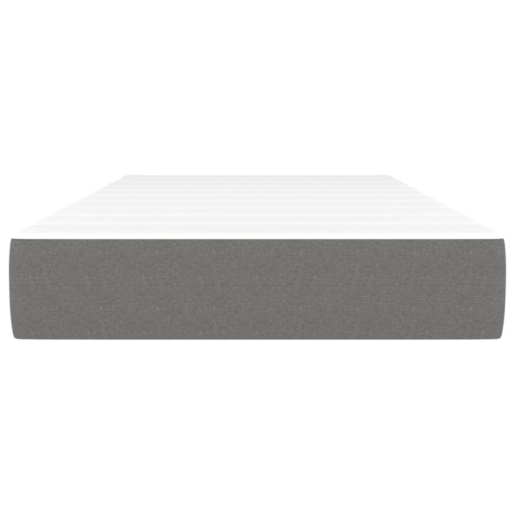 Materasso a Molle Insacchettate Grigio Scuro 100x200x20 cm - homemem39