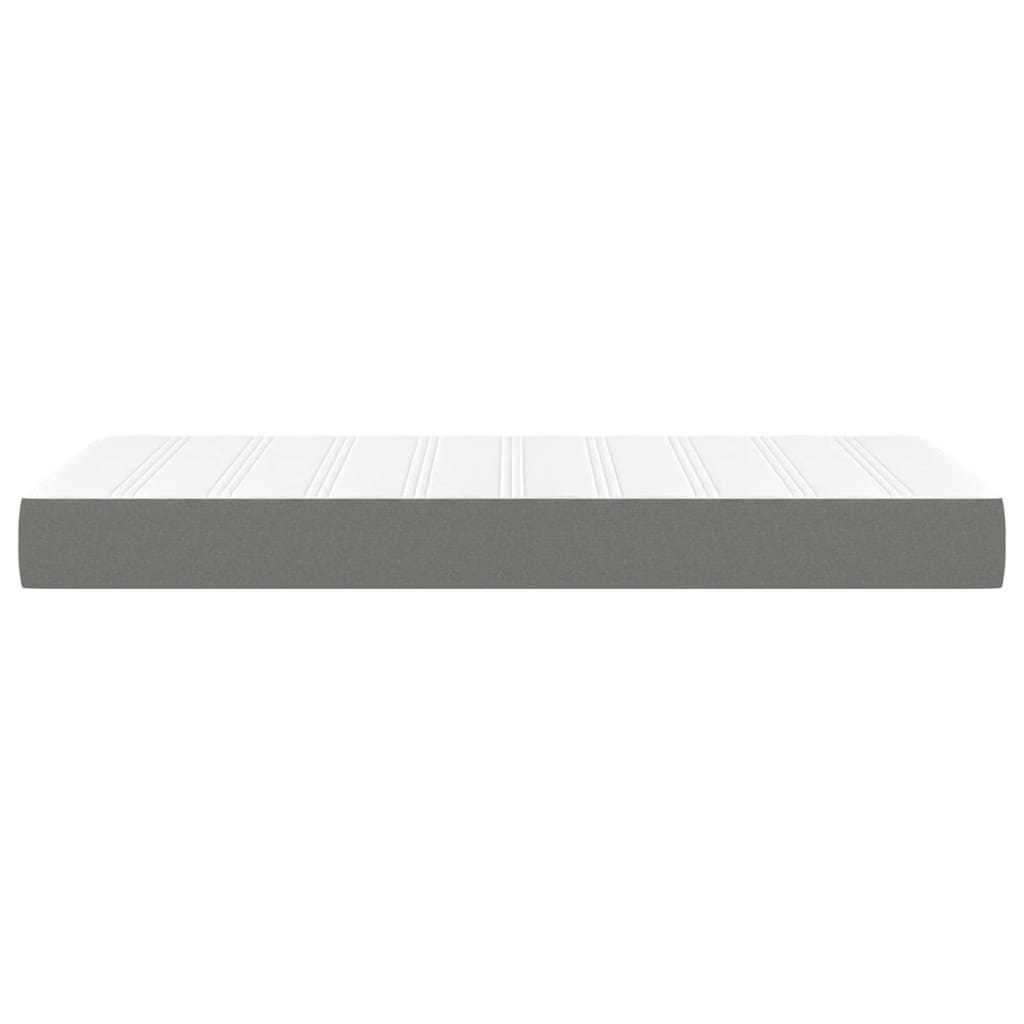 Materasso a Molle Insacchettate Rigidità Media Grigio Scuro 100x200x20 cm | homemem39