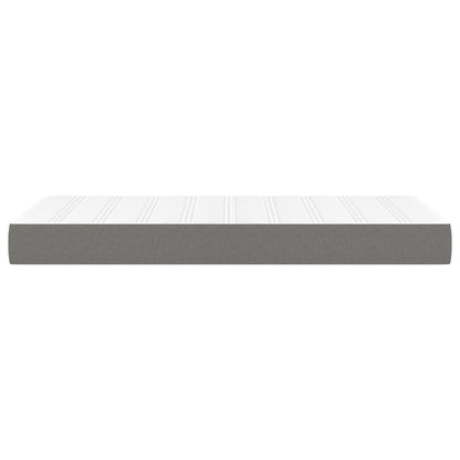 Materasso a Molle Insacchettate Rigidità Media Grigio Scuro 100x200x20 cm | homemem39