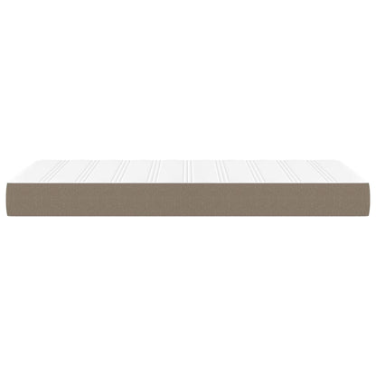 Materasso a Molle Insacchettate Rigidità Media Grigio Tortora 100x200x20 cm | homemem39