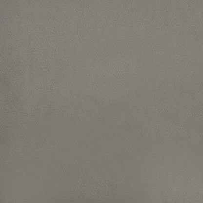 Materasso a Molle Grigio Chiaro 100x200x20 cm in Velluto - homemem39