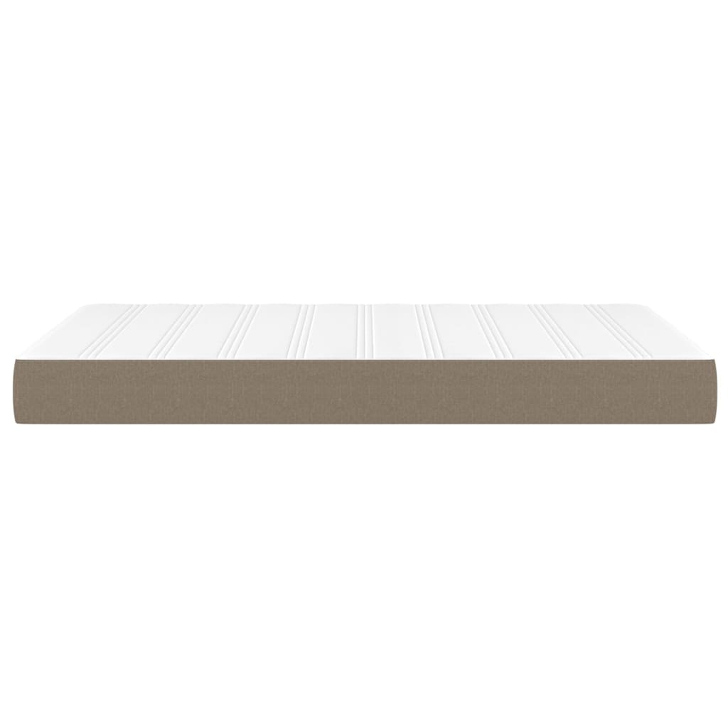 Materasso a Molle Insacchettate Rigidità Media Grigio Tortora 120x200x20 cm | homemem39