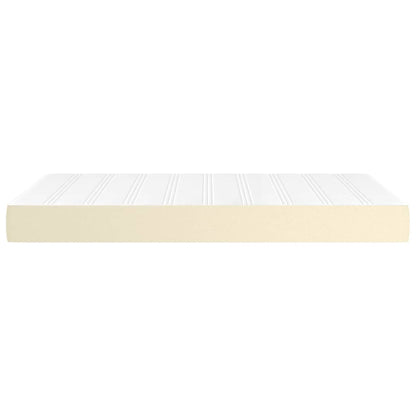 Materasso a Molle Insacchettate Media Crema 120x200x20 cm