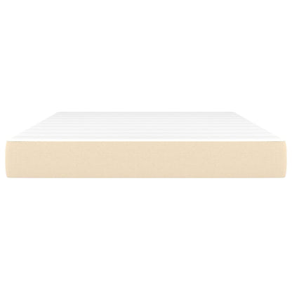 Materasso a Molle Insacchettate Cream 140x190x20 cm in Tessuto - homemem39