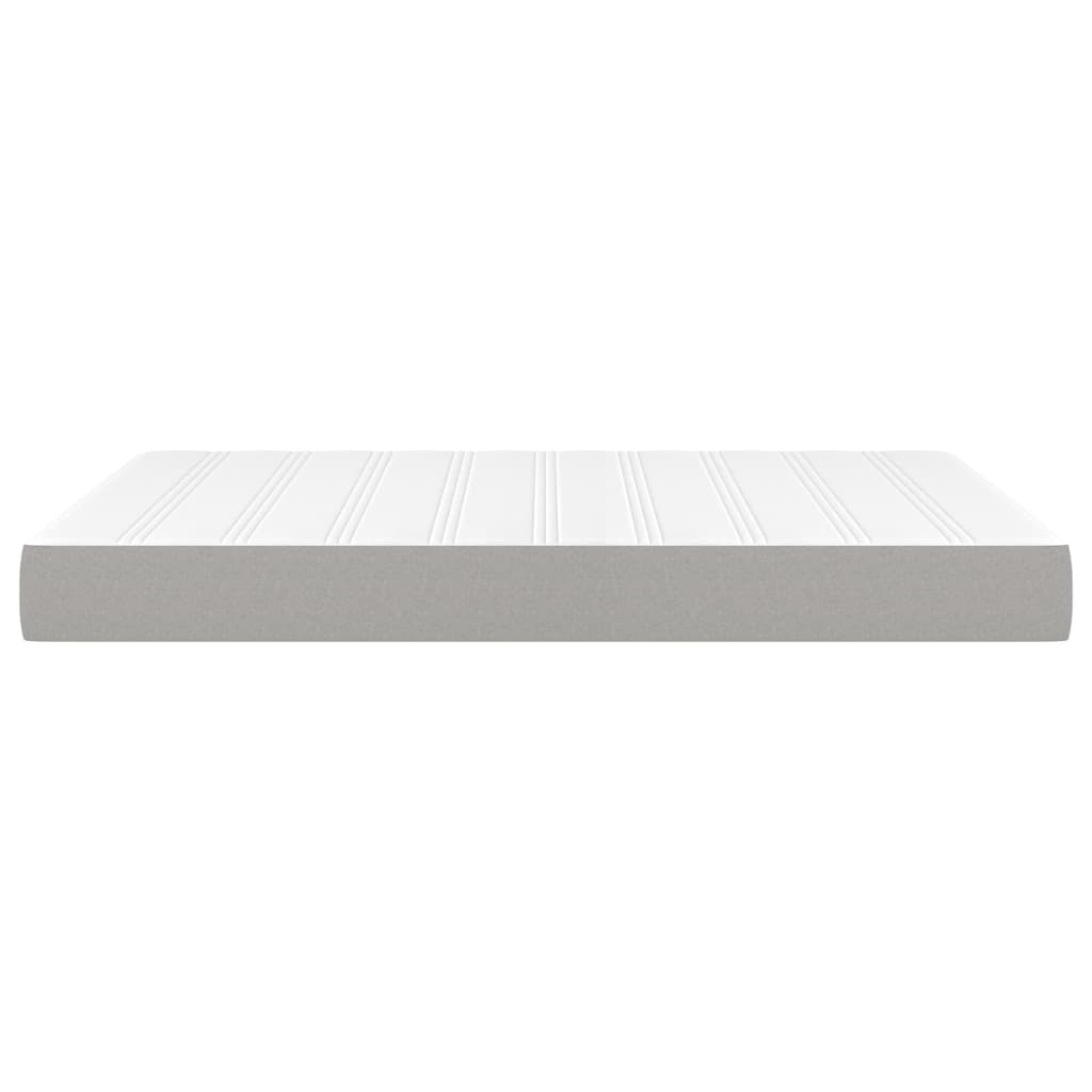 Materasso a Molle Insacchettate Rigidità Media Grigio Chiaro 140x200x20 cm | homemem39