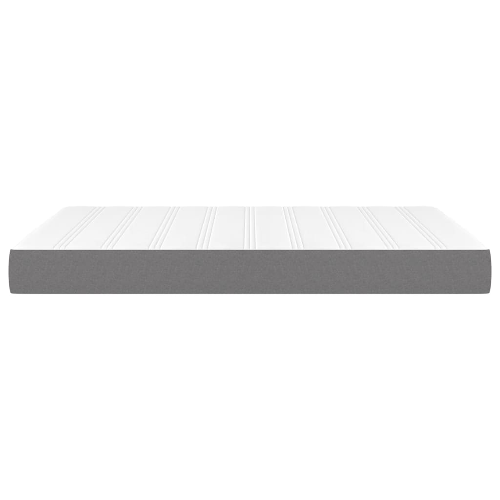 Materasso a Molle Insacchettate Rigidità Media Grigio Scuro 140x200x20 cm | homemem39