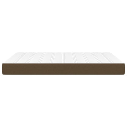 Materasso a Molle Insacchettate Rigidità Media Marrone Scuro 140x200x20 cm | homemem39