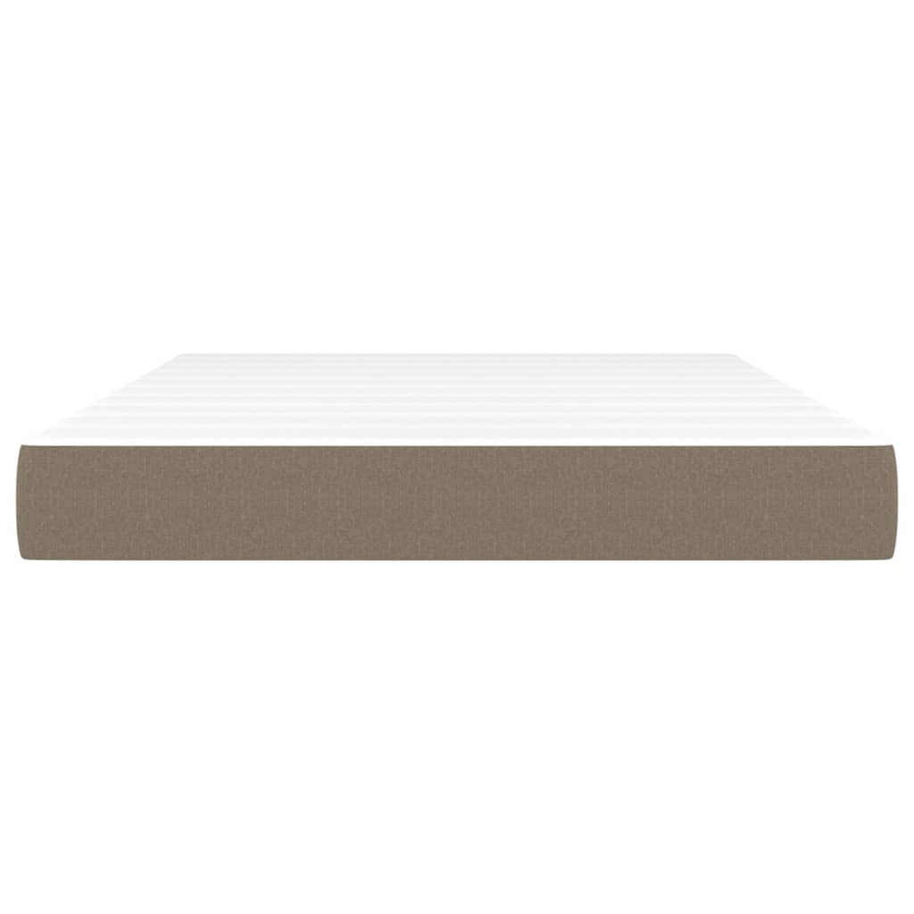 Materasso a Molle Insacchettate Grigio Tortora 140x200x20 cm - homemem39