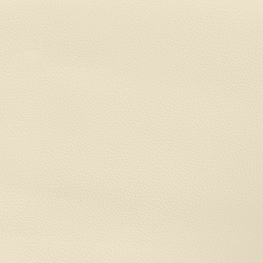 Materasso a Molle Crema 140x200x20 cm in Similpelle - homemem39