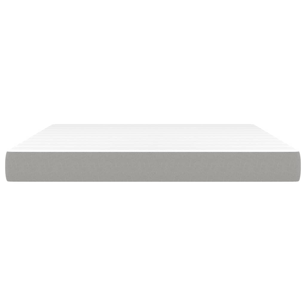 Materasso a Molle Insacchettate Grigio Chiaro 160x200x20 cm - homemem39