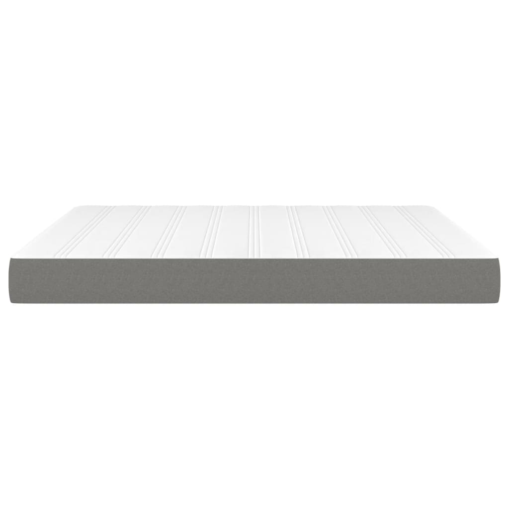 Materasso a Molle Insacchettate Rigidità Media Grigio Scuro 160x200x20 cm | homemem39