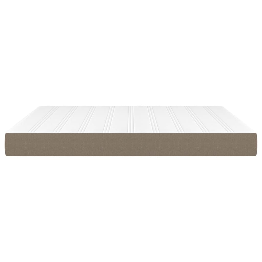 Materasso a Molle Insacchettate Rigidità Media Grigio Tortora 160x200x20 cm | homemem39