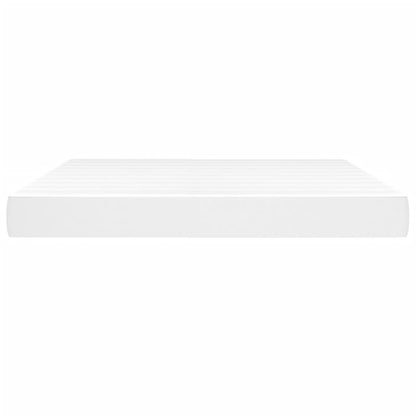 Materasso a Molle Bianco 160x200x20 cm in Similpelle - homemem39