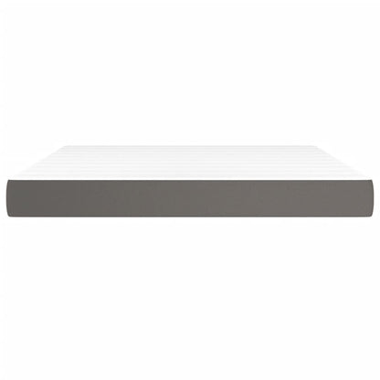 Materasso a Molle Grigio 160x200x20 cm in Similpelle - homemem39
