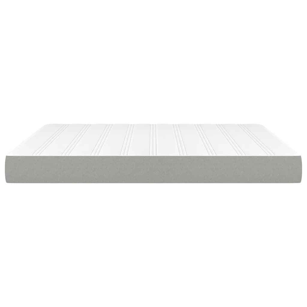 Materasso a Molle Insacchettate Rigidità Media Grigio Chiaro 180x200x20 cm | homemem39