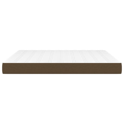 Materasso a Molle Insacchettate Rigidità Media Marrone Scuro 180x200x20 cm | homemem39