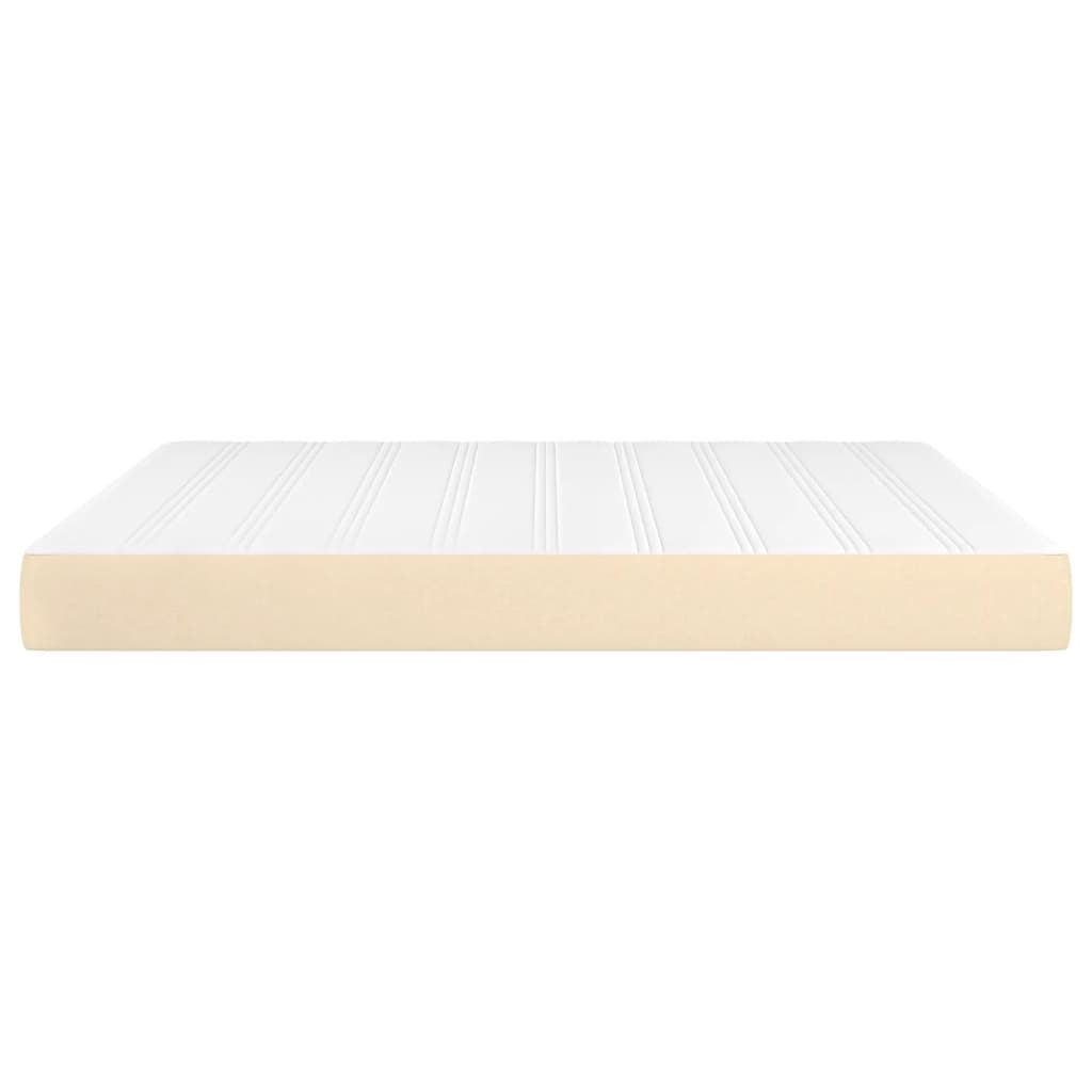 Materasso a Molle Insacchettate Rigidità Media Crema 180x200x20 cm in Tessuto | homemem39