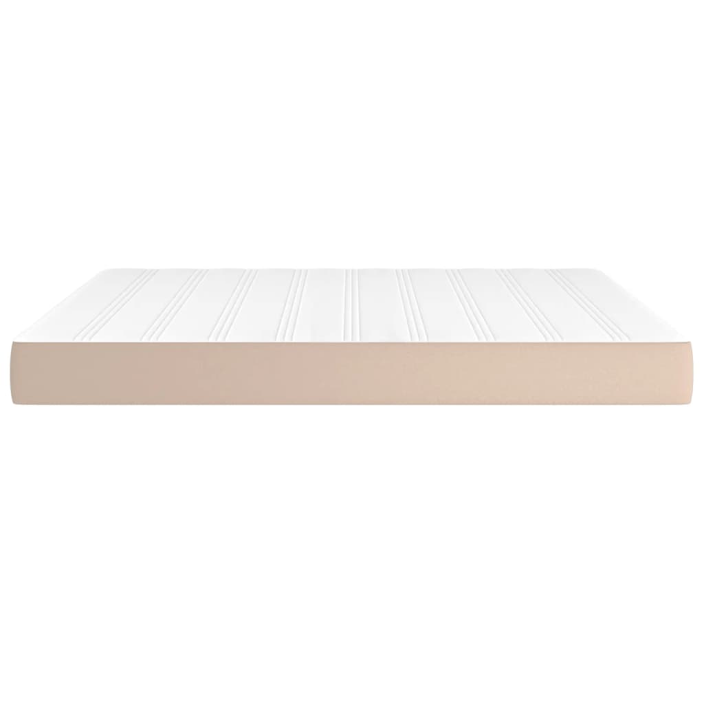 Materasso a Molle Insacchettate Rigidità Media Cappuccino 180x200x20 in Similpelle | homemem39