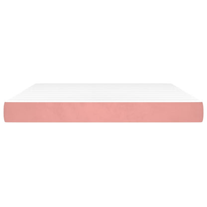 Materasso a Molle Insacchettate Rosa 180x200x20 cm in Velluto - homemem39