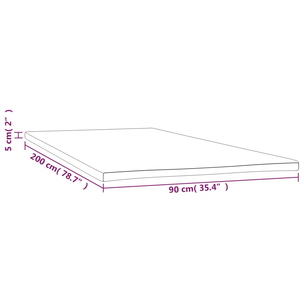 Coprimaterasso 90x200x5 cm - homemem39