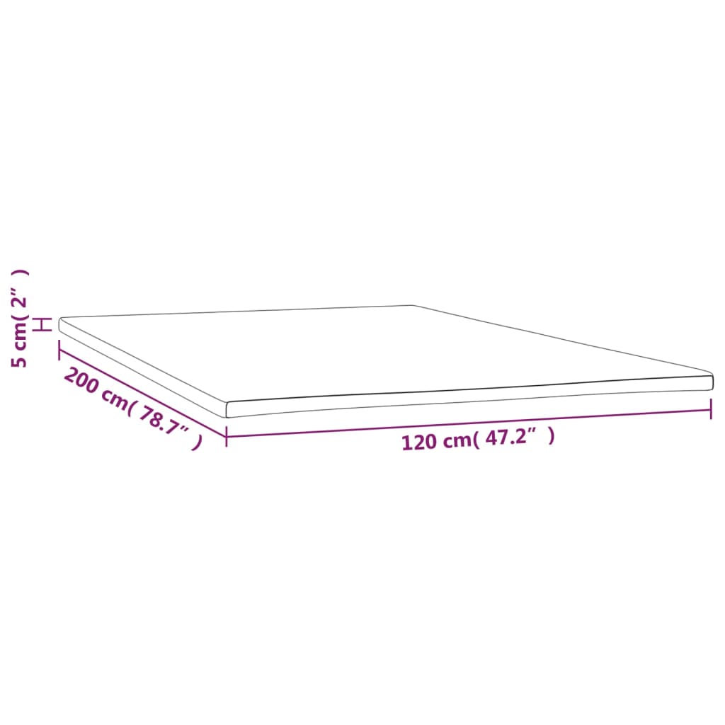 Coprimaterasso 120x200x5 cm - homemem39