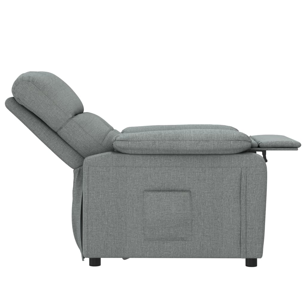 Poltrona Reclinabile in Tessuto Grigio Scuro | homemem39