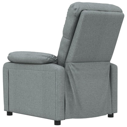 Poltrona Reclinabile in Tessuto Grigio Scuro | homemem39