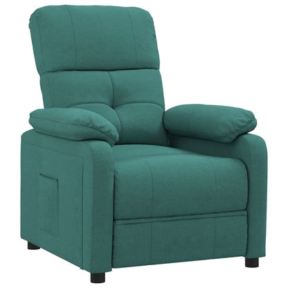 Poltrona Reclinabile in Tessuto Verde Scuro | homemem39