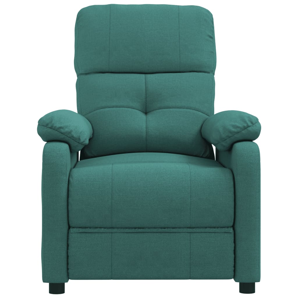 Poltrona Reclinabile in Tessuto Verde Scuro | homemem39