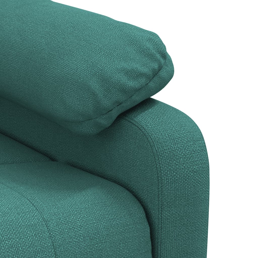 Poltrona Reclinabile in Tessuto Verde Scuro | homemem39