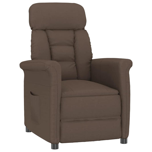 Poltrona Recliner Marrone Marrone scuro 70.5 x 96.5 x 95 cm