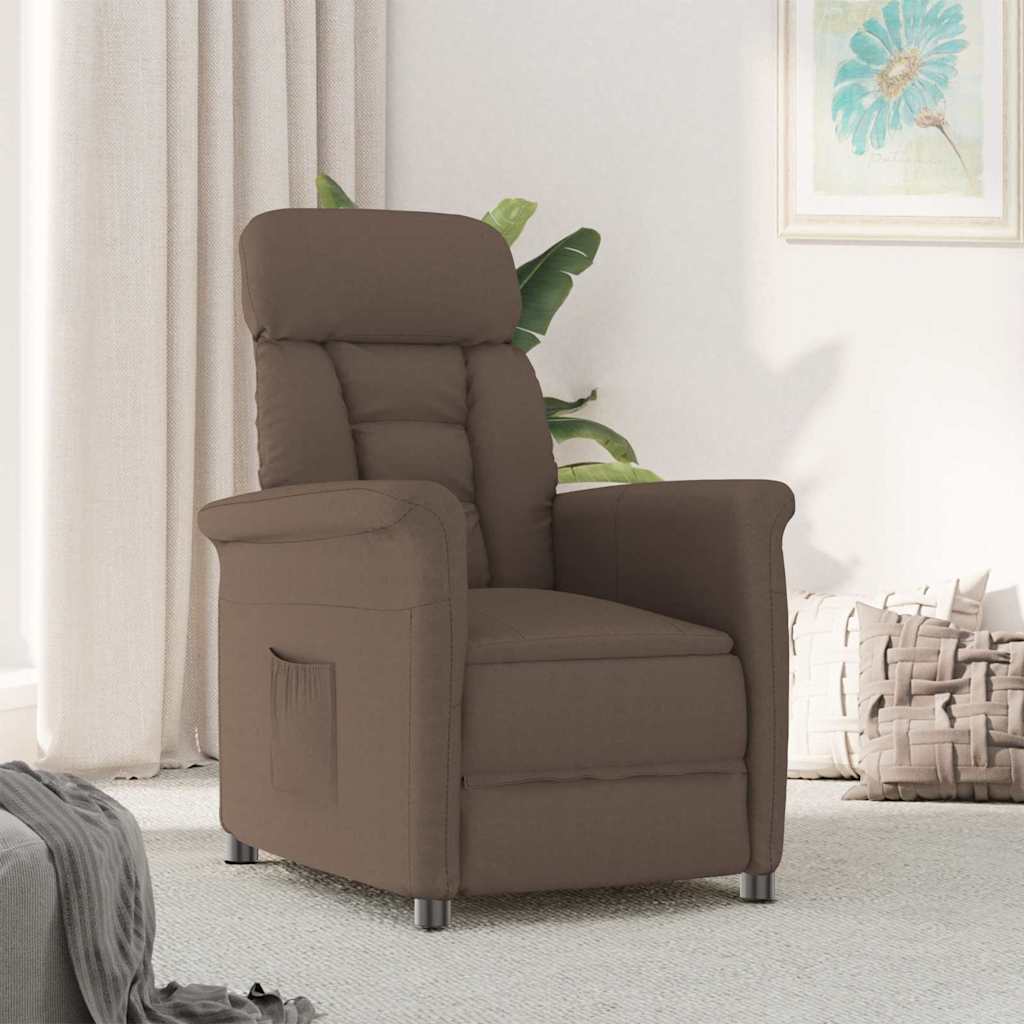 Poltrona Recliner Marrone Marrone scuro 70.5 x 96.5 x 95 cm