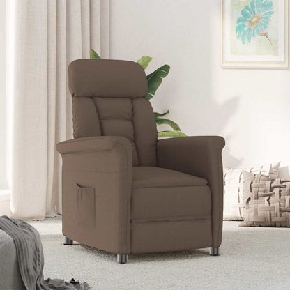 Poltrona Recliner Marrone Marrone scuro 70.5 x 96.5 x 95 cm