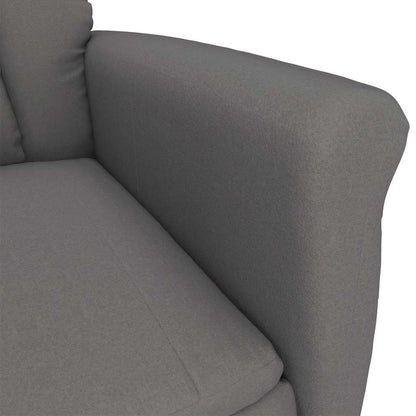 Poltrona reclinabile grigio scuro Grigio scuro