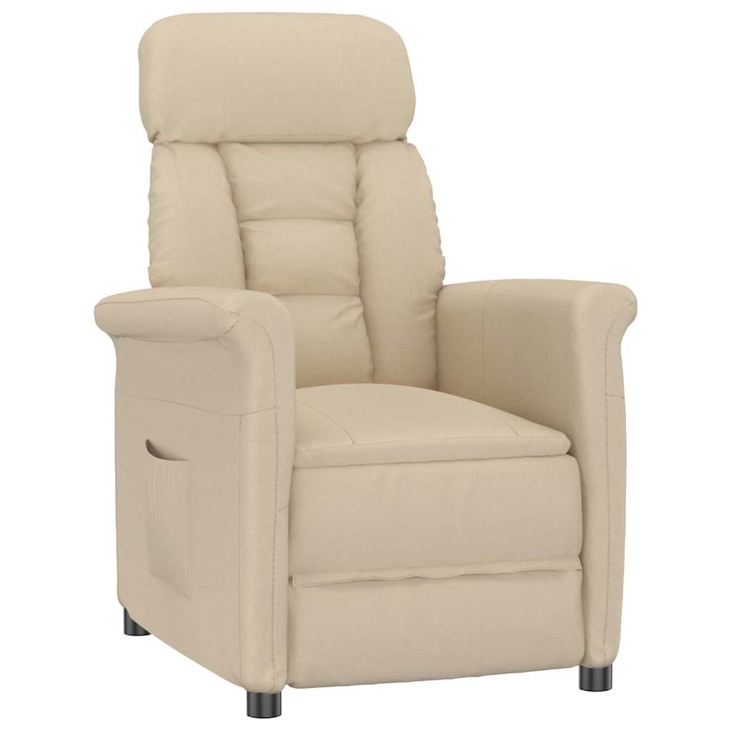 Poltrona Recliner Crema Crema 70.5 x 96.5 x 95 cm