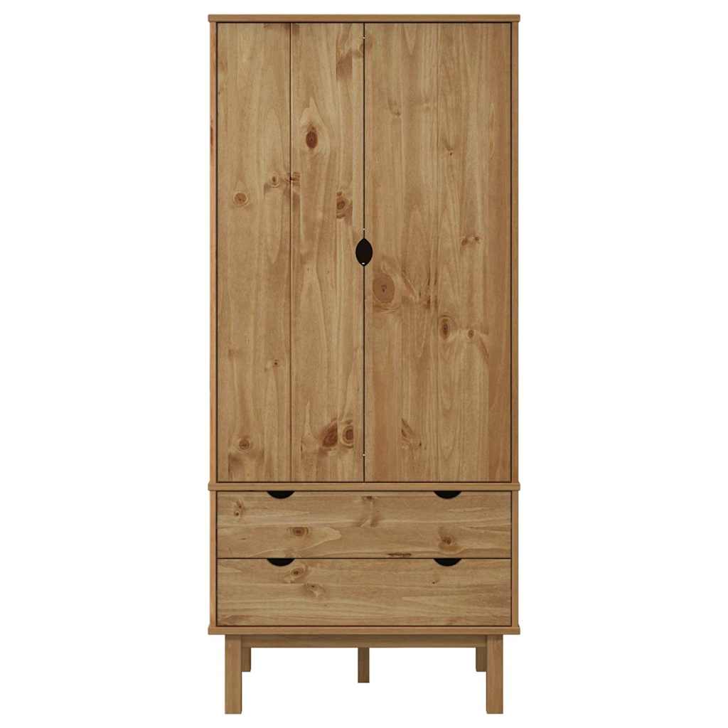 Armadio OTTA 76,5x53x172 cm in Legno Massello di Pino