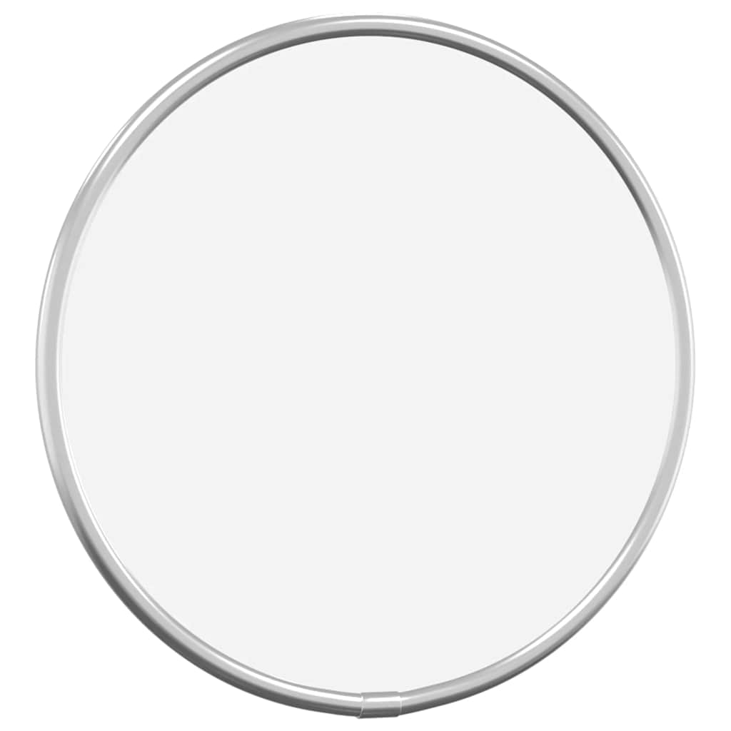 Specchio da Parete Argento Ø 20 cm Rotondo | homemem39