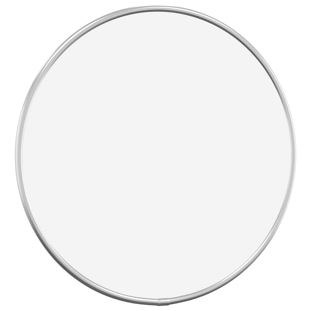 Specchio da Parete Argento Ø 30 cm Rotondo | homemem39