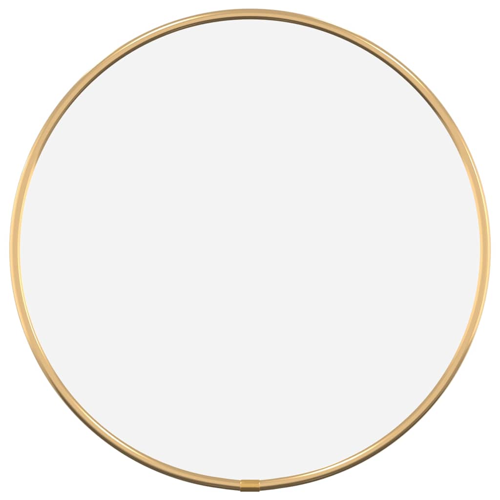Specchio da Parete Dorato Ø 30 cm Rotondo | homemem39