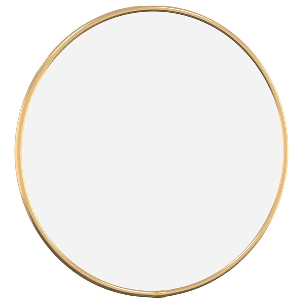 Specchio da Parete Dorato Ø 30 cm Rotondo | homemem39