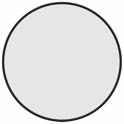 Specchio da Parete Nero Ø 40 cm Rotondo | homemem39