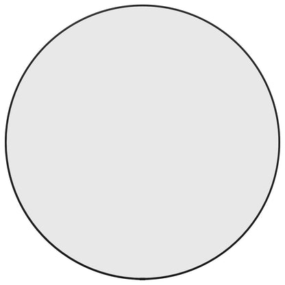 Specchio da Parete Nero Ø 60 cm Rotondo | homemem39