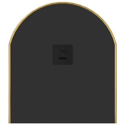 Specchio da Parete Dorato 80x35 cm Ovale | homemem39