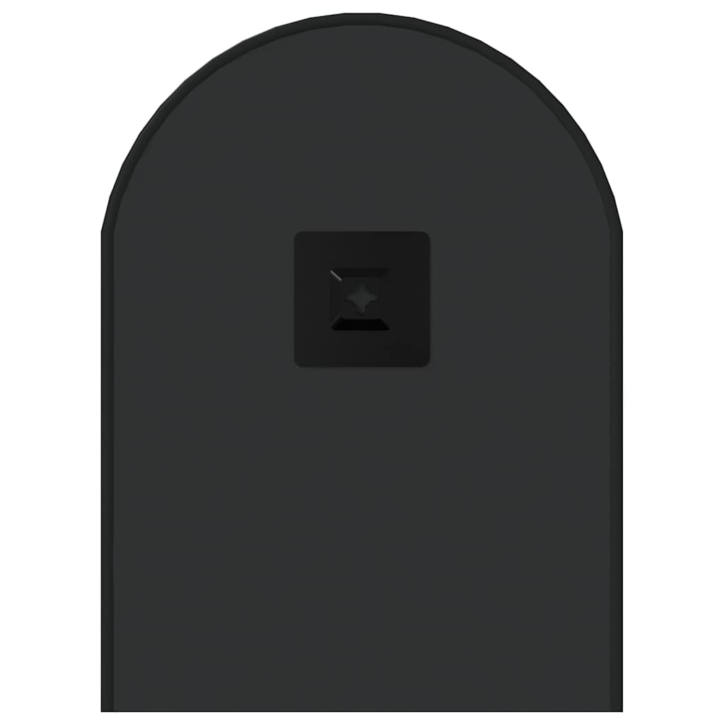 Specchio da Parete Nero 60x25 cm Ovale - homemem39