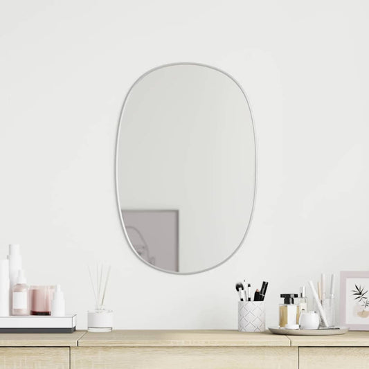 Specchio da Parete Argento 60x40 cm | homemem39