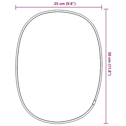 Specchio da Parete Dorato 30x25 cm | homemem39